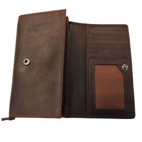 Saccoo YEN Damenbörse chestnut
